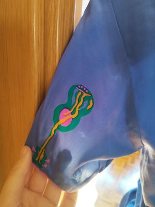 Blusa Vintage estampado notas musicales