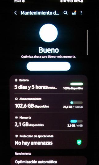 Samsung A53 5G 128 GB + funda y cargador