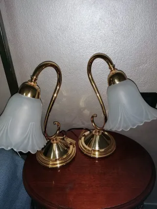 Lampade abat-jour da tavolo anni 80