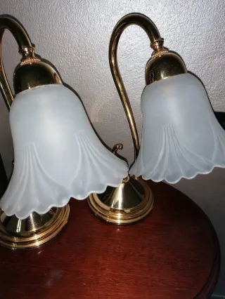 Lampade abat-jour da tavolo anni 80