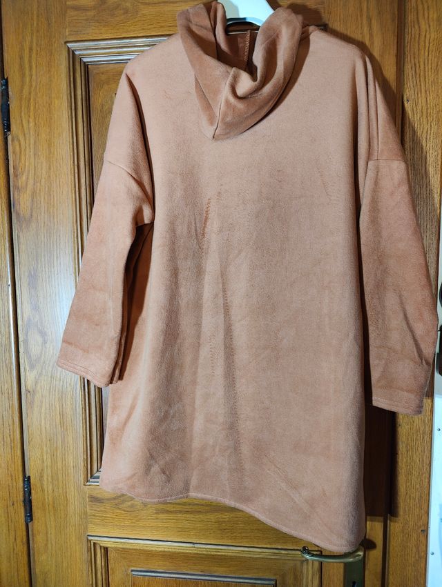 Giacca simil camoscio oversize donna 