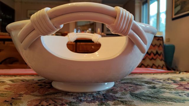 Centrotavola portafrutta Ceramica del Ferlaro