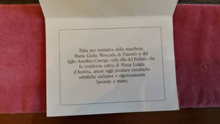 Centrotavola portafrutta Ceramica del Ferlaro