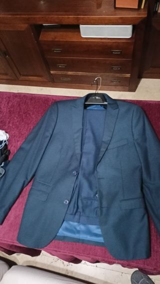 Traje Formula Joven Azul Marino talla 42