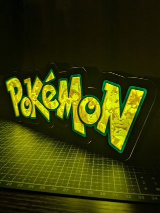 Lámpara led Pokémon con litofanía 