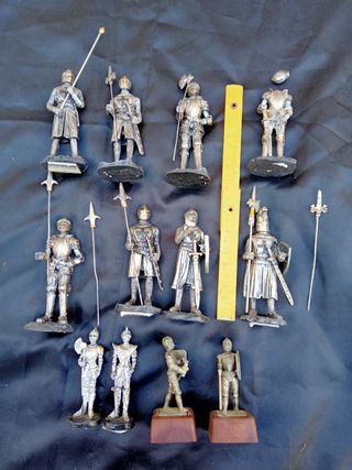 Soldados Medievales de pasta 11 cms