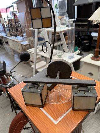 Conjunto de lamparas estilo tuffany