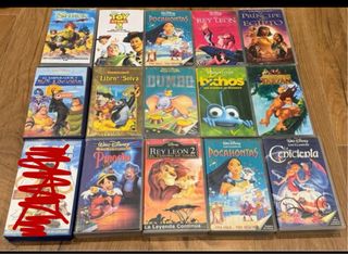 lote 14 vhs originales Disney 30€ no separo.
