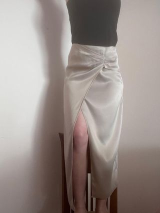 Falda larga de Zara