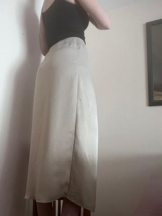 Falda larga de Zara