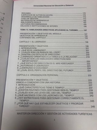 UNED Máster de dirección y gestión de actividades