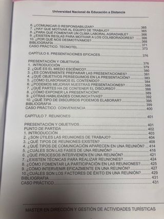 UNED Máster de dirección y gestión de actividades