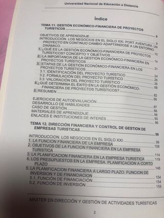 UNED Máster de dirección y gestión de actividades