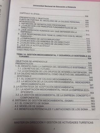 UNED Máster de dirección y gestión de actividades