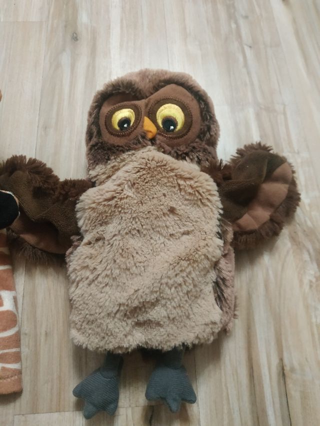 3 Marionetas de mano de animales