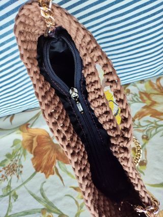 Borsetta vera pelle fatta a mano