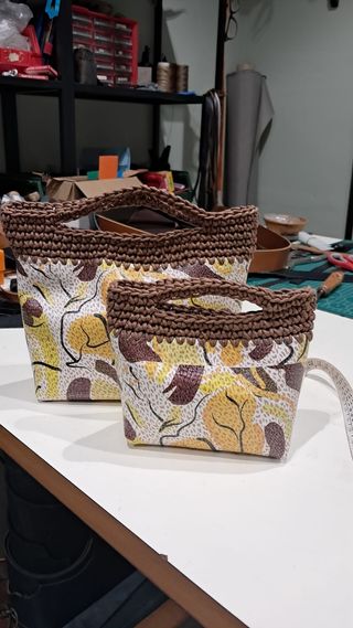 Borsetta vera pelle fatta a mano