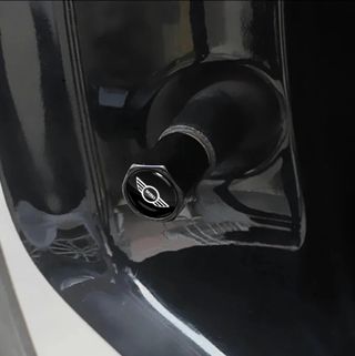 Pack de 4 Uds tapón válvula rueda con logo de Mini