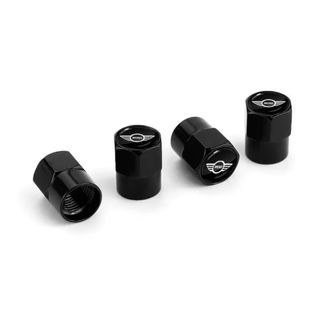 Pack de 4 Uds tapón válvula rueda con logo de Mini