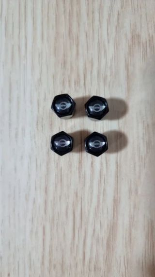 Pack de 4 Uds tapón válvula rueda con logo de Mini