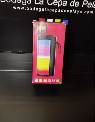 Altavoz inalámbrico con bluetooth y luz led