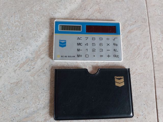 Calcolatrice Chevron SC-92 SOLAR Vintage