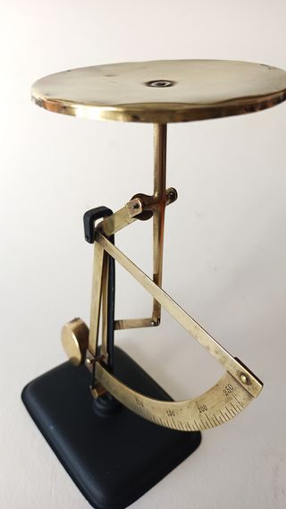 Antigua BALANZA. PESACARTAS. Siglo XIX.