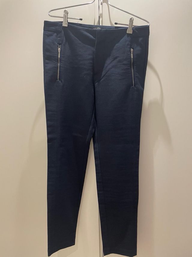 Pantalon azul Zara