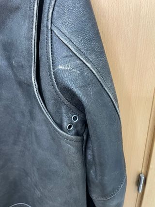 Chaqueta cuero vintage moto