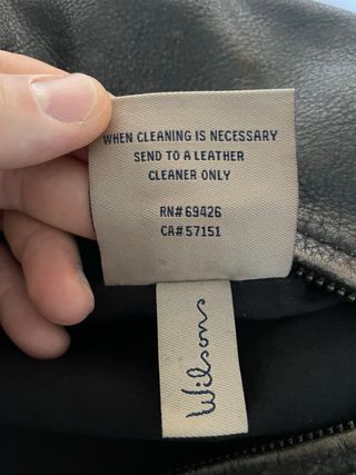 Chaqueta cuero vintage moto