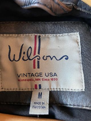 Chaqueta cuero vintage moto