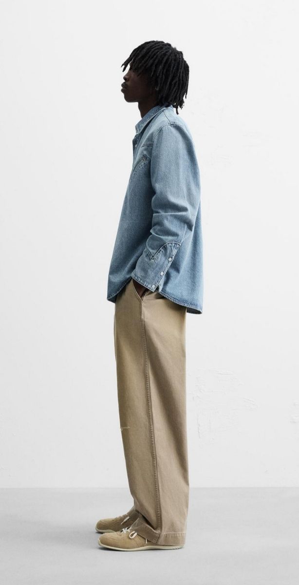 Sobre camisa vaquera de Zara