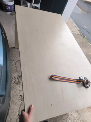 Mesa estudio oficina MALM IKEA Beige sin esquina a