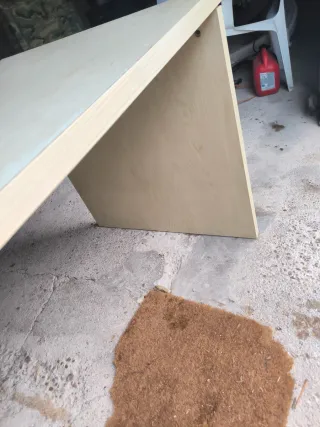 Mesa estudio oficina MALM IKEA Beige sin esquina a