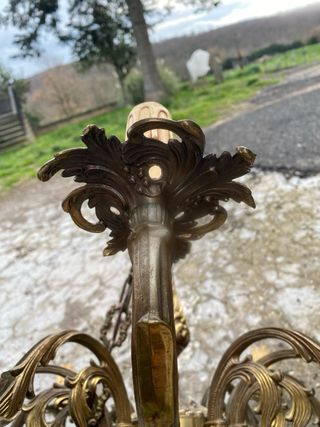 Lampadario in ottone