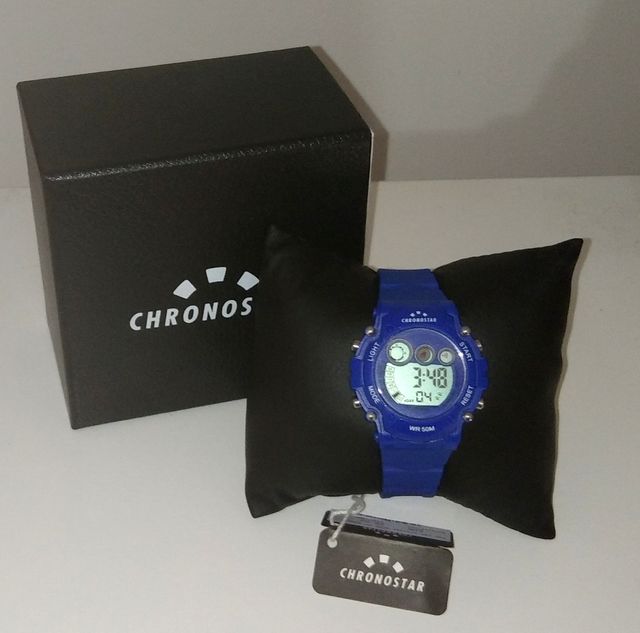 OROLOGIO CHRONOSTAR DIGITALE DATA POP BLU BLUE