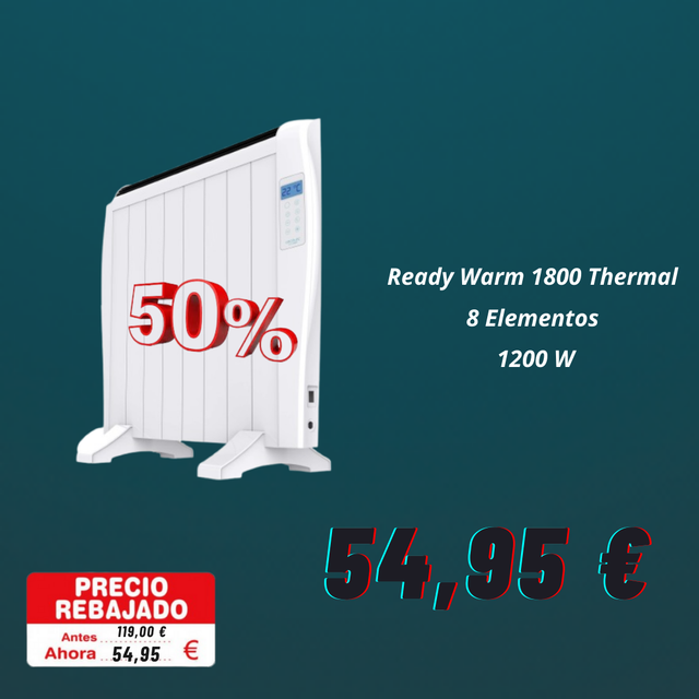 ♨️ Radiador Eléctrico Ready Warm 1800 ♨️