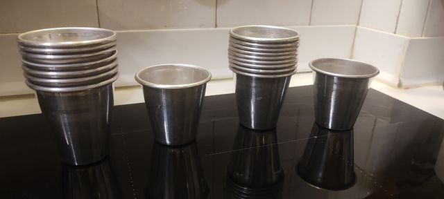 Formas de pudín de aluminio