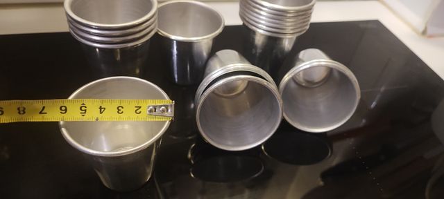 Formas de pudín de aluminio