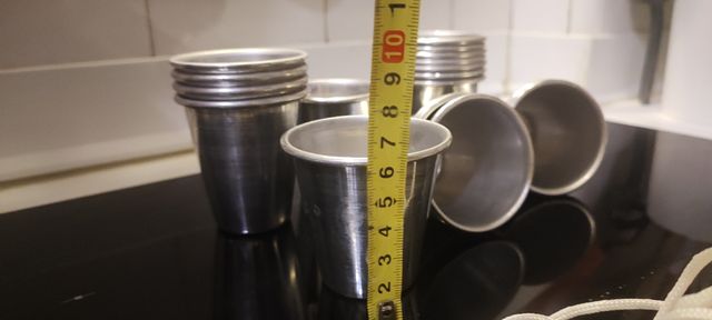 Formas de pudín de aluminio