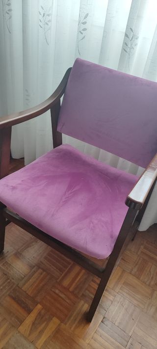 Butacas-Sillon brazos madera.