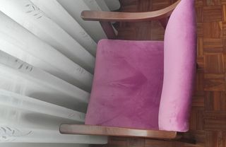 Butacas-Sillon brazos madera.