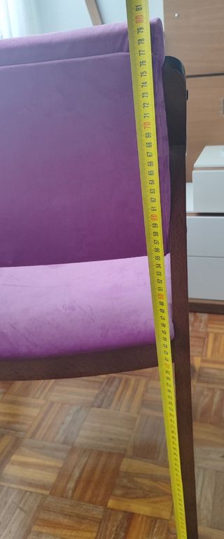 Butacas-Sillon brazos madera.