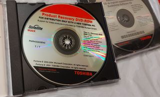 Lote 2 CD drivers Toshiba Satellite m30x