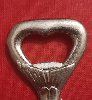 Abrebotellas metal pez salmón