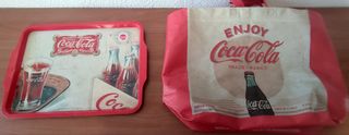 ANTIGUA BANDEJA COCA-COLA DE 48,3 x 34,5 x 2 CM Y