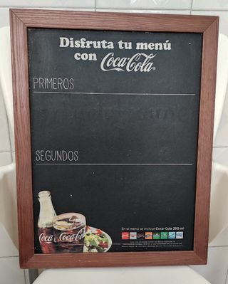 ANTIGUA BANDEJA COCA-COLA DE 48,3 x 34,5 x 2 CM Y