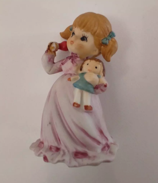 Bambole coccio vintage piccole dimensioni