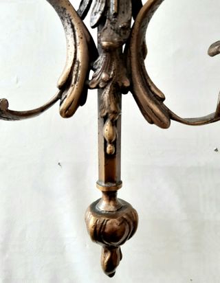 Applique da Parete in Metallo e Vetro Smerigliato