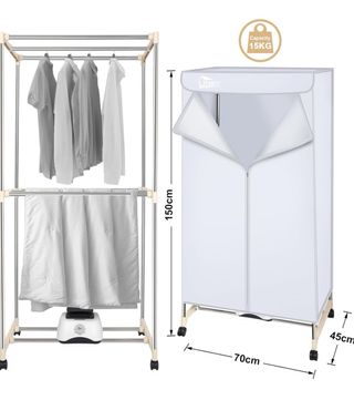 Uten Secadora de Ropa Eléctrica Portátil 1500W